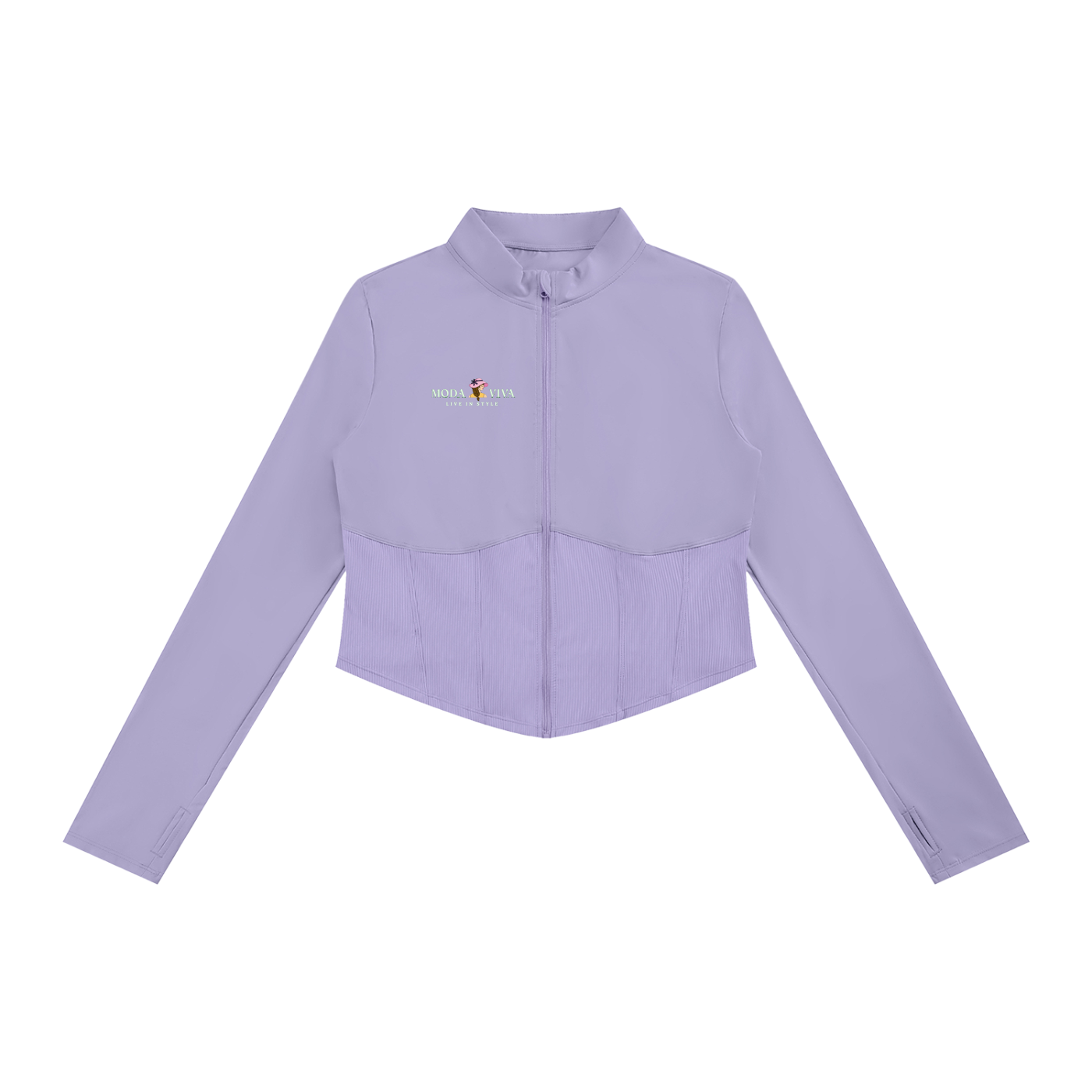 Women's Slim Fit Full-Zip Yoga Jacket