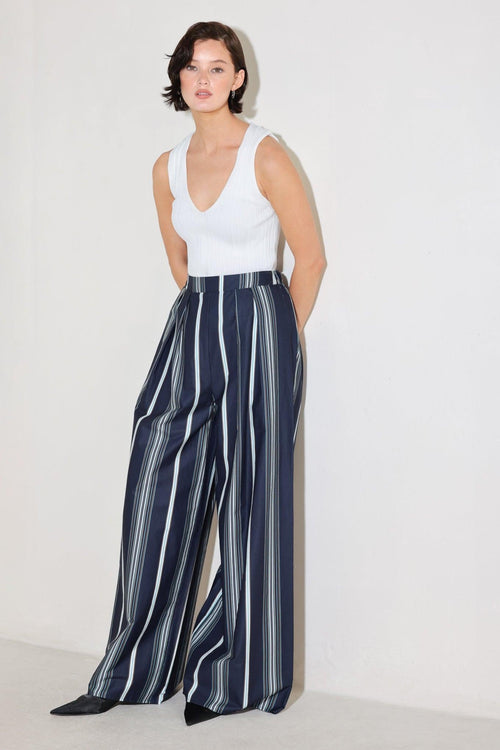 CITY STRIPE WOVEN PANTS