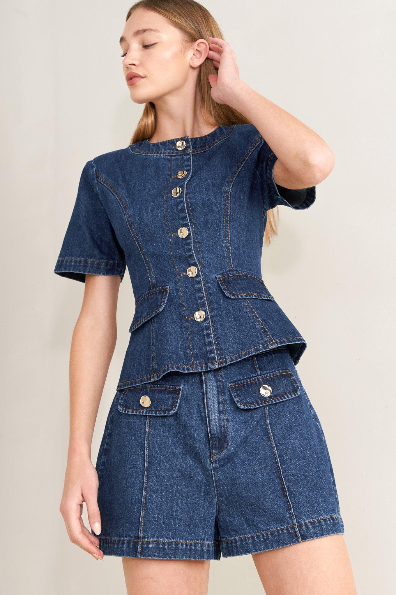 FOREVER STYLISH DENIM SHORTS