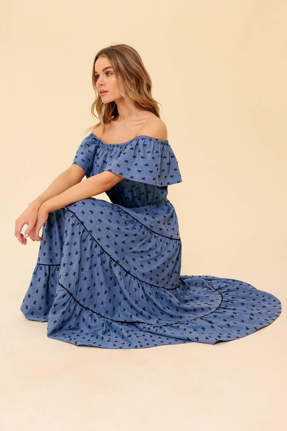 YOU'RE UNFORGETTABLE WOVEN MDI DRESS