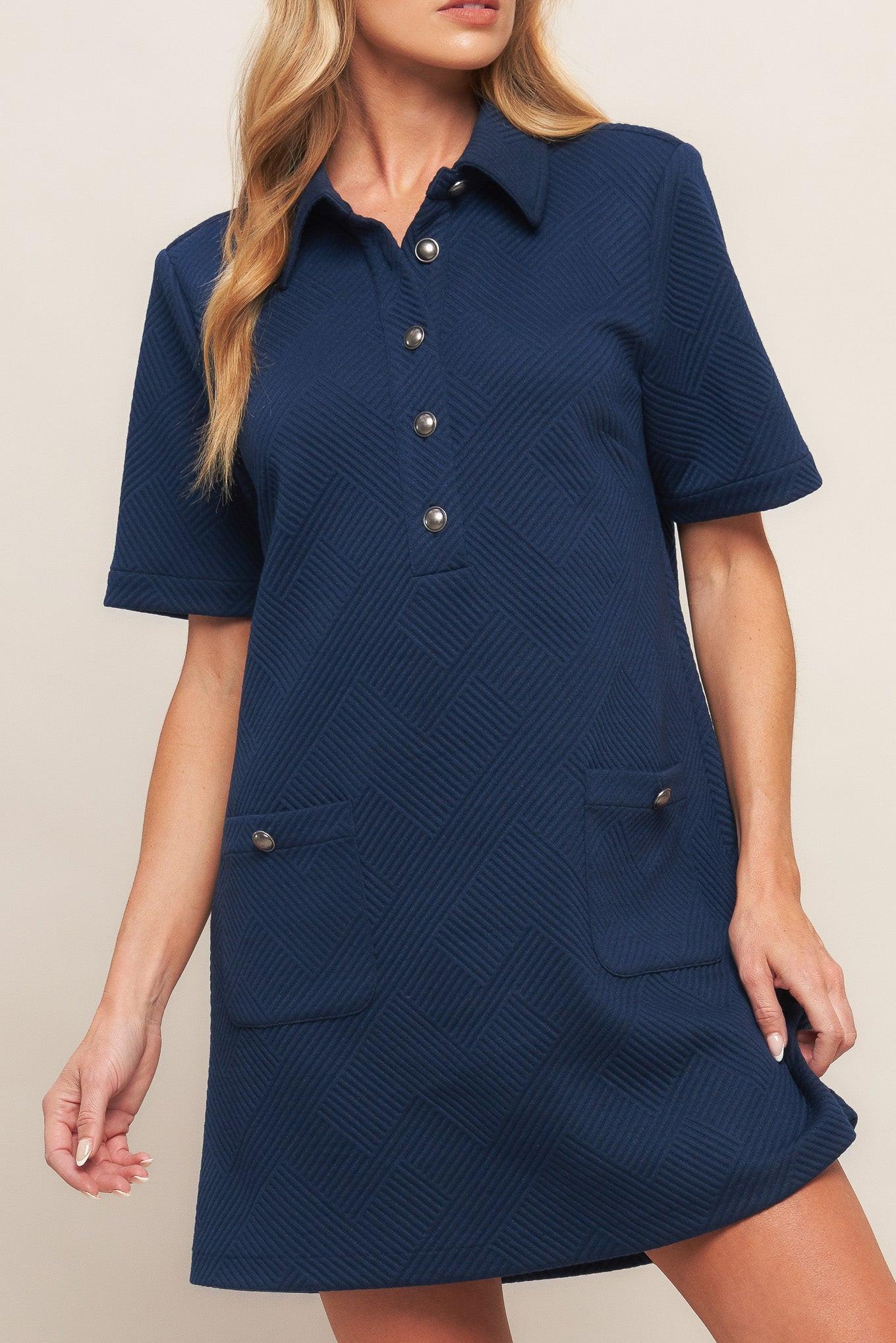DOWNTOWN COOL KNIT MINI DRESS