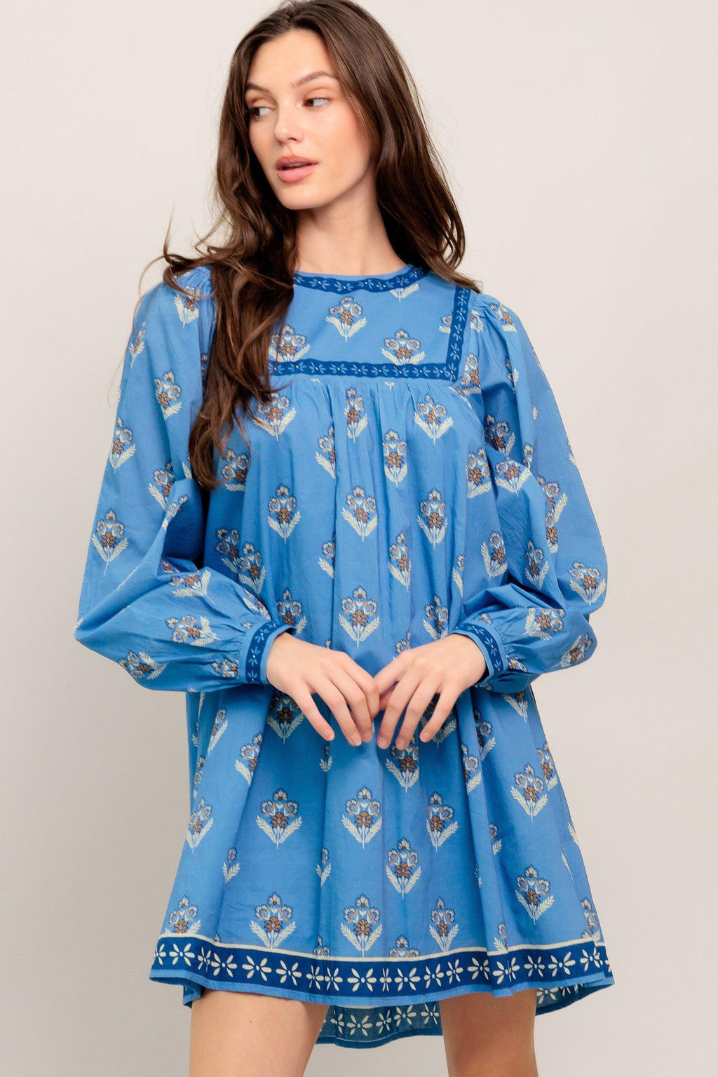 EFFORTLESSLY YOURS WOVEN MINI DRESS