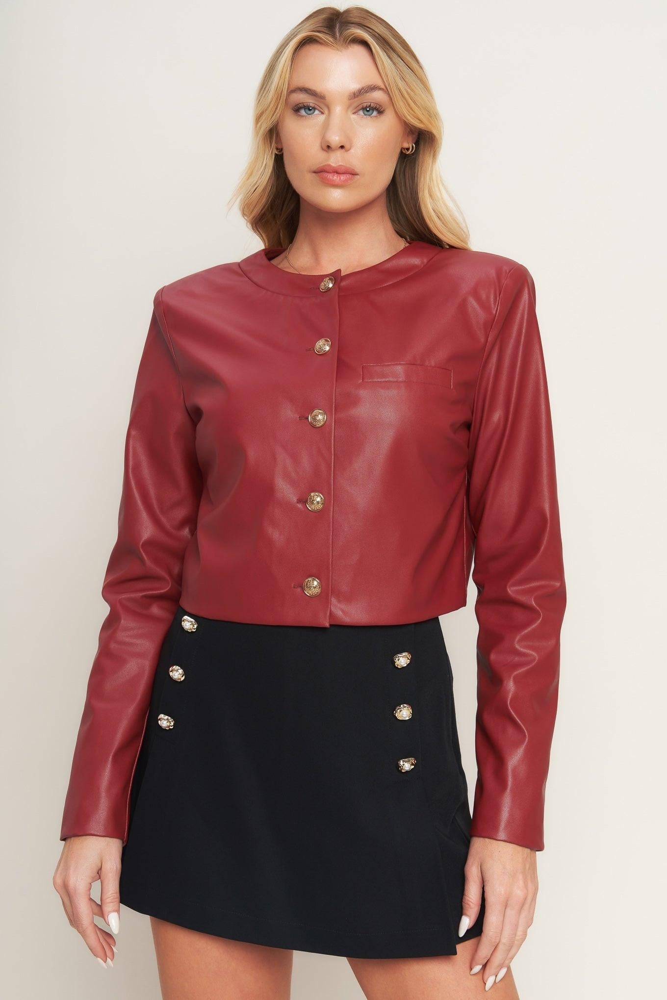 TACTICAL GRACE LEATHER JACKET