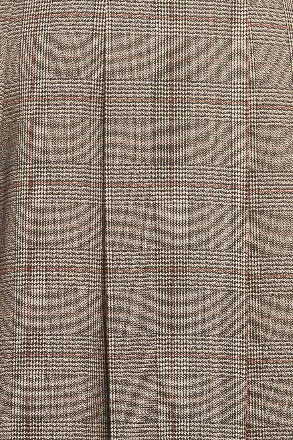 BRITISH TRACE WOVEN MIDI SKIRT