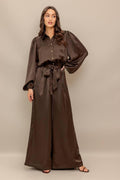 SUGAR BROWNIE WOVEN JUMPSUIT
