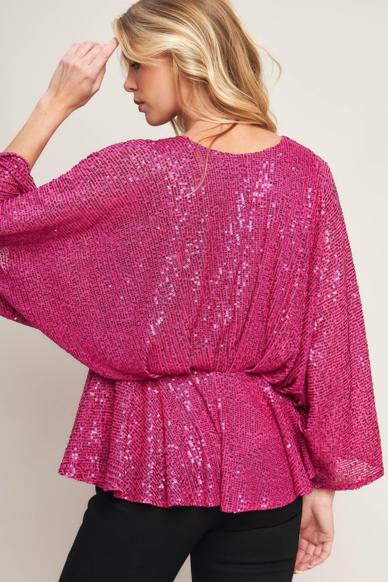 START OF FOREVER SEQUIN TOP