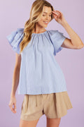 NEED YOU MORE WOVEN TOP