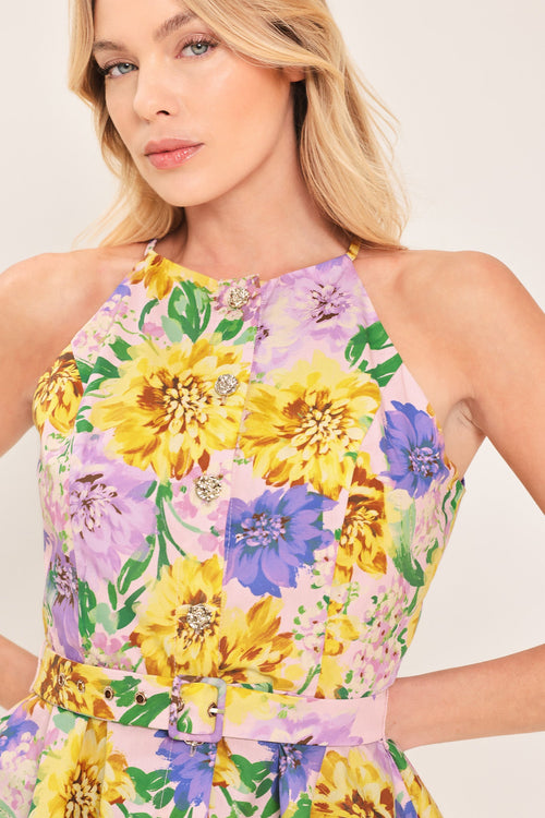 BLOSSOM MARKET WOVEN TOP