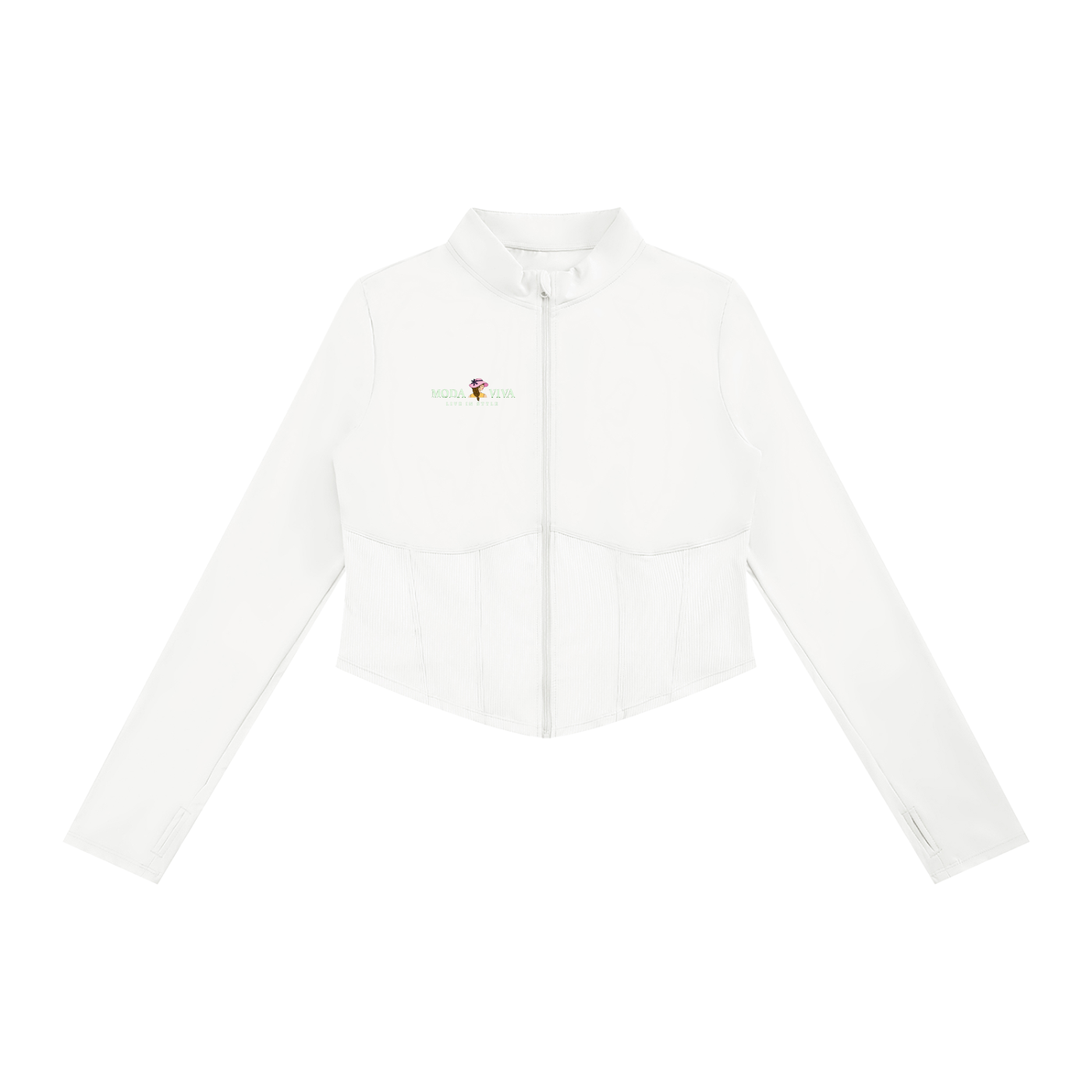 Women's Slim Fit Full-Zip Yoga Jacket