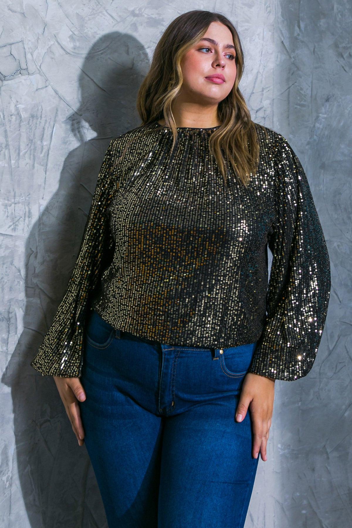 HOPE YOU REMEMBER SEQUIN TOP